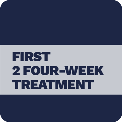 First 2 Four-Week Treatments